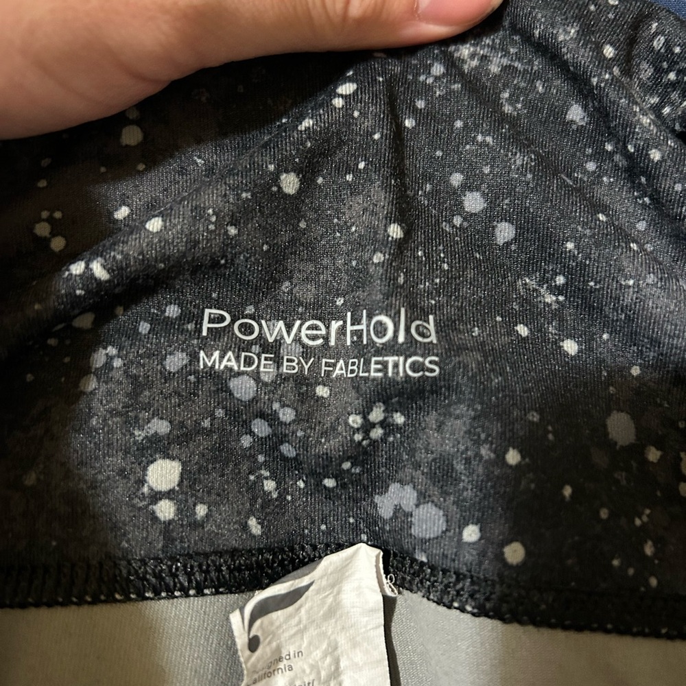 Fabletics Black and White Patterned Leggings - image 4